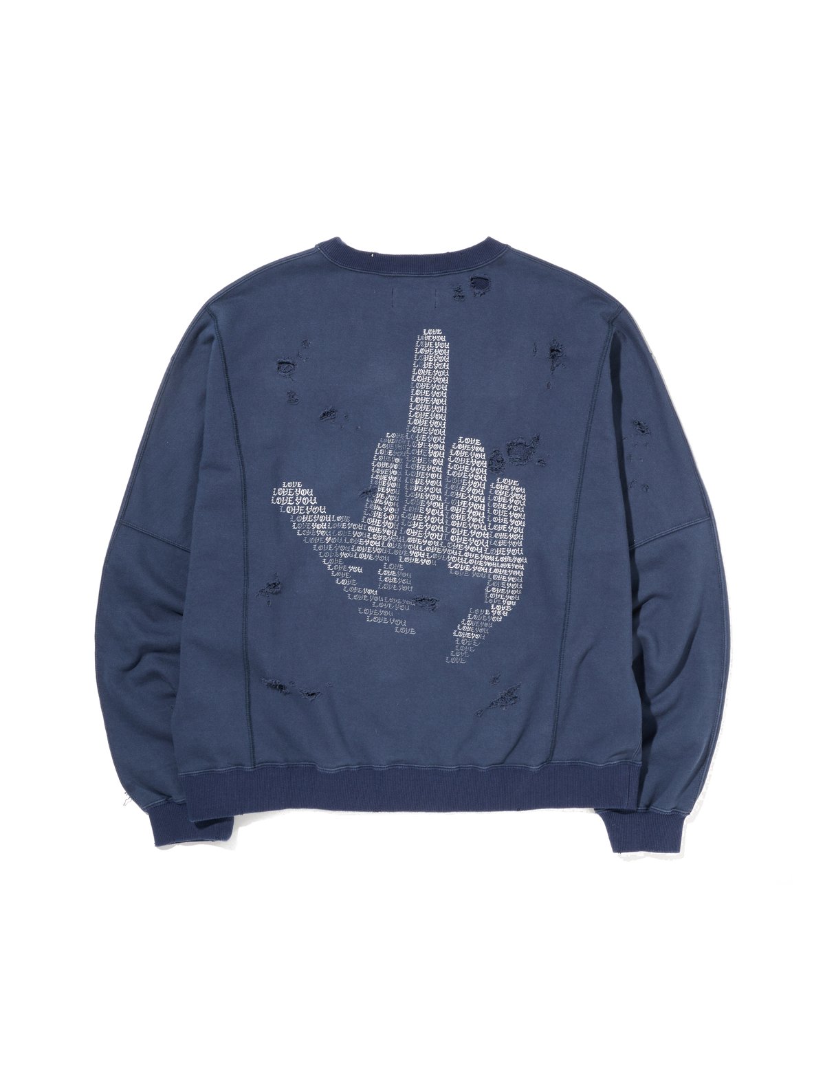 DELUXE×TSY FxxK OFF Sabotage // NAVY | tattoost