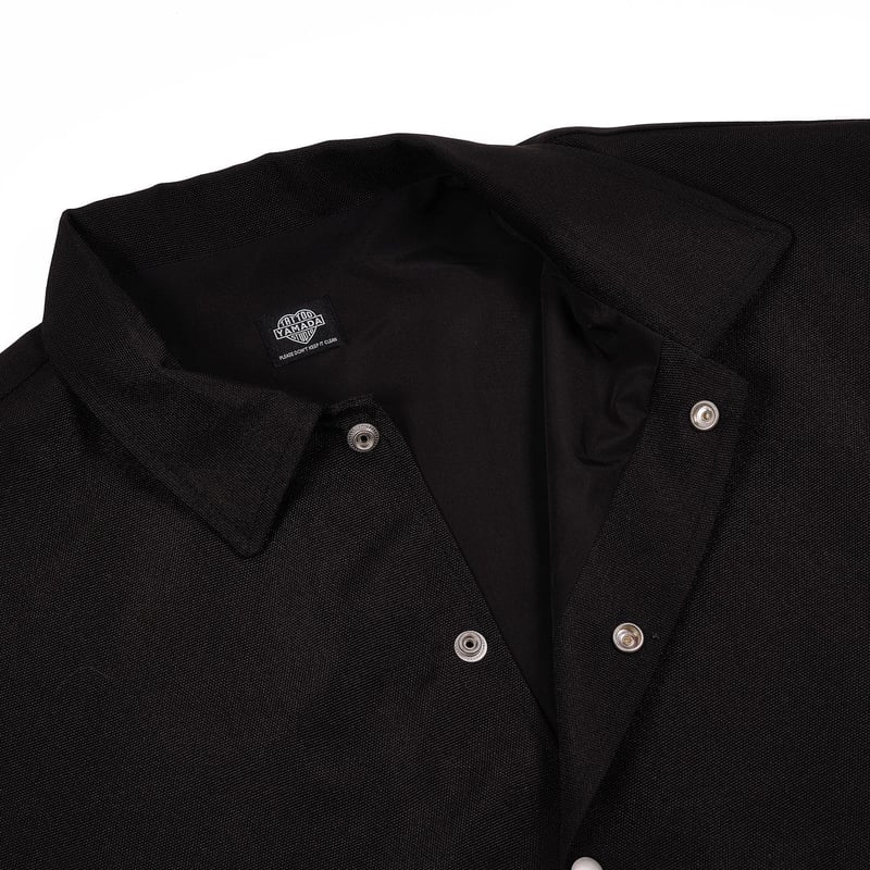 POLYESTER OXFORD COACH JACKET // BLACK | tattoo