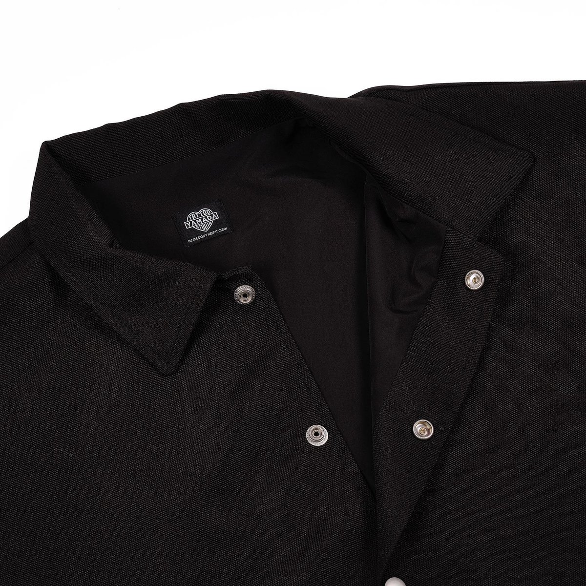 POLYESTER OXFORD COACH JACKET // BLACK | tattoo