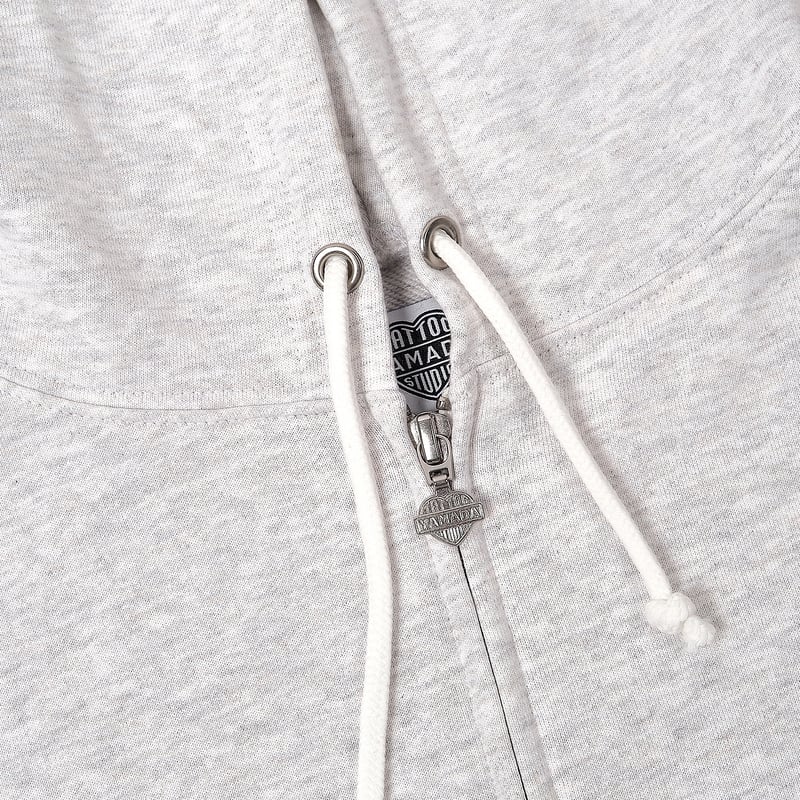 TSY ORIGINAL ZIP HOODIE // ASH GRAY | tattoostu