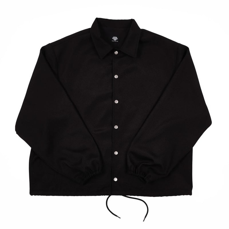 POLYESTER OXFORD COACH JACKET // BLACK | tattoo