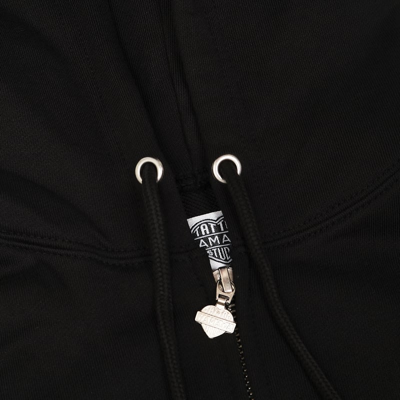 TSY ORIGINAL ZIP HOODIE // BLACK | tattoostudio TSY ORIGINAL ZIP HOODIE // BLACK | tattoostudio