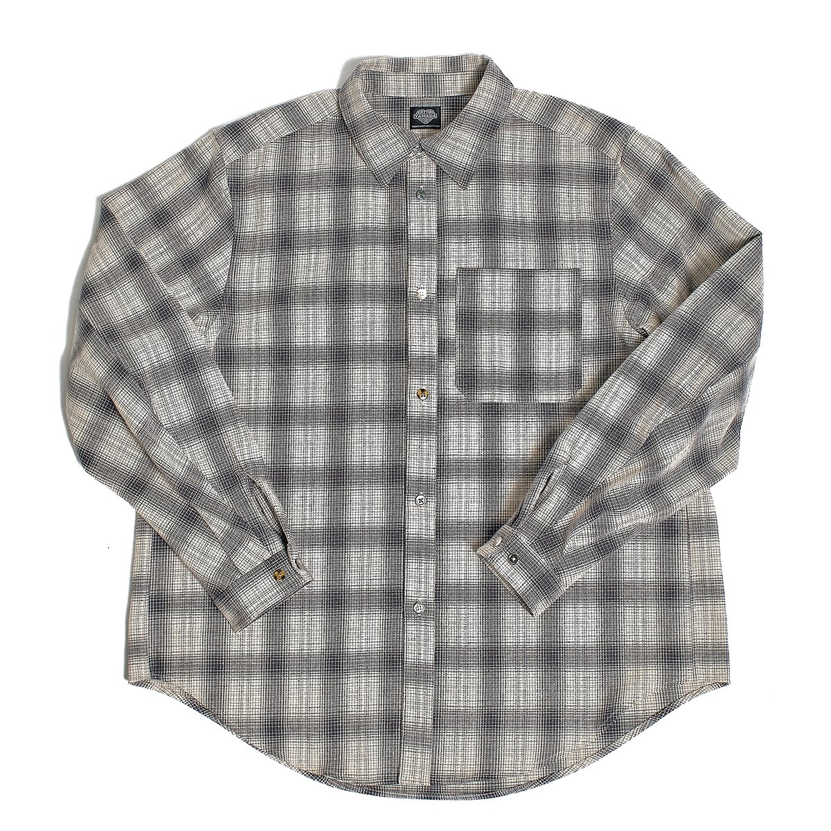 TSY ORIGINAL OMBRE CHECK SHIRTS IVORY後ほど対応します
