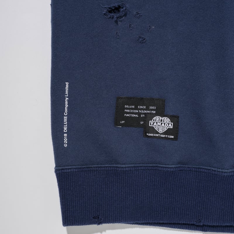 DELUXE×TSY FxxK OFF Sabotage // NAVY | tattoost