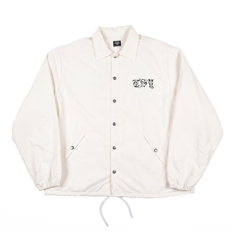 HOW TO LIVE PROPERTY COACH JACKET // WHITE | ta