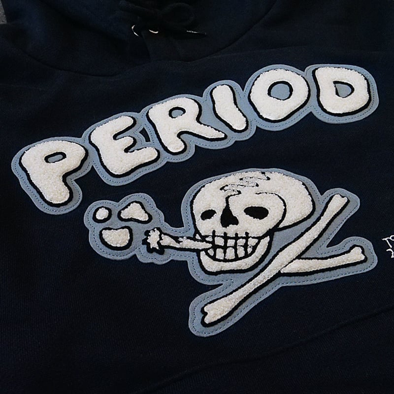 SKULL HEAVY WEIGHT HOODIE // BLACK | tattoostud