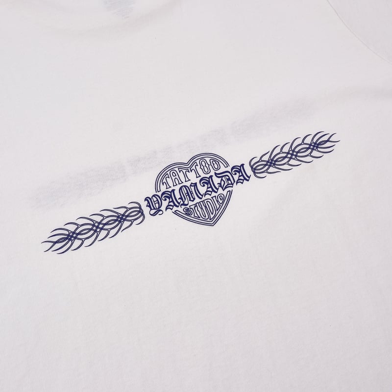 トップス TSY FIRE PATTERN LONG SLEEVE TEE WHITE TSY FIRE PATTERN LONG SLEEVE TEE // WHITE | tat