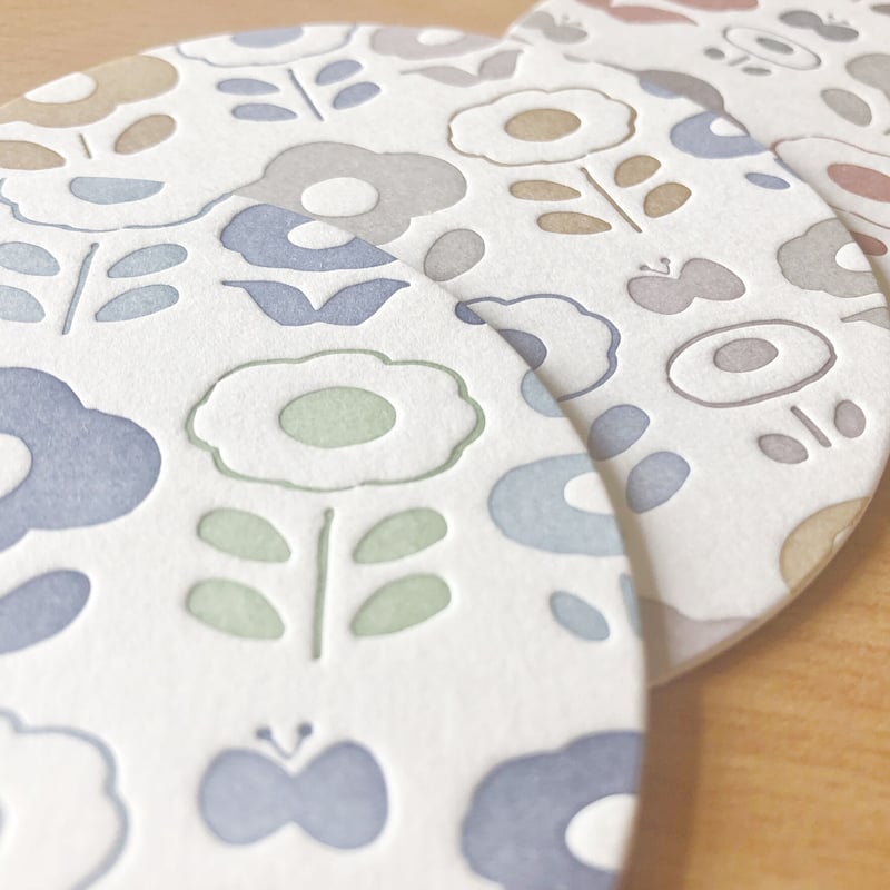 活版】北欧柄コースター6枚セット【紙製】 | ONLINE STORE