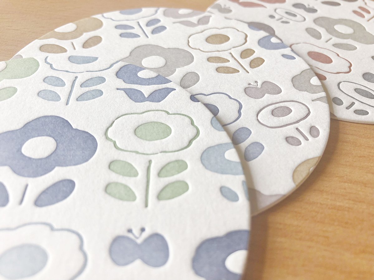 活版】北欧柄コースター6枚セット【紙製】 | ONLINE STORE