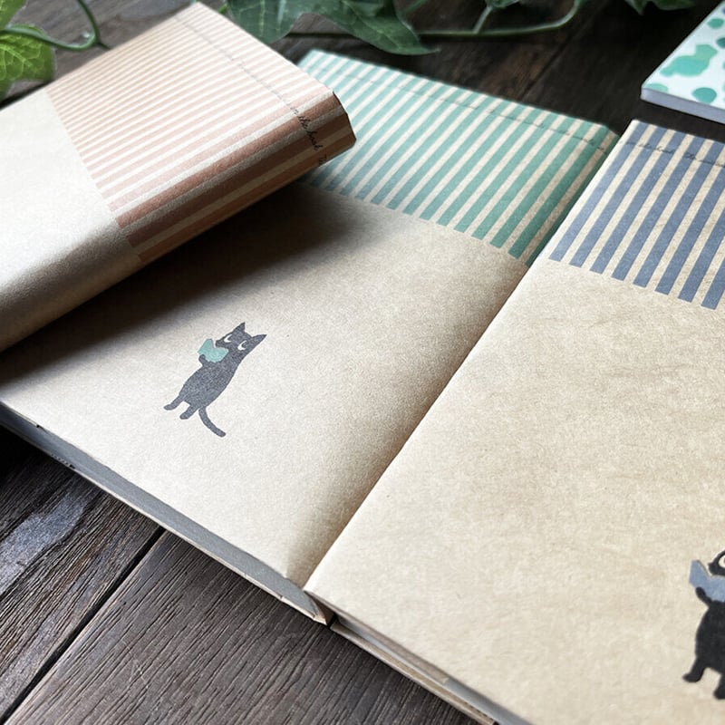 くろねこブックカバー(クラフト紙)A4 | ONLINE STORE