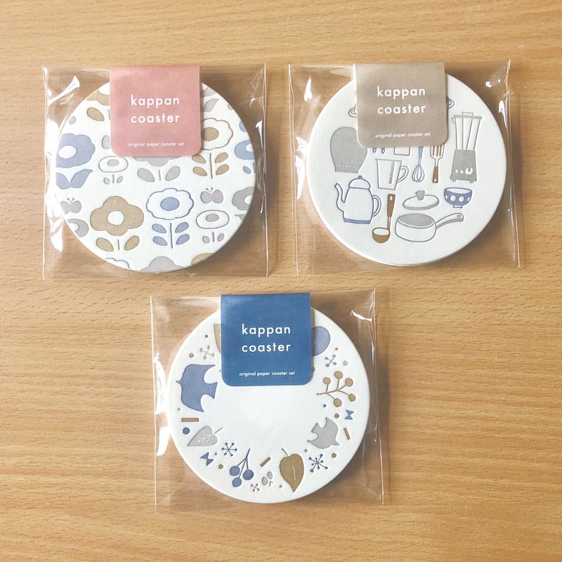 活版】北欧柄コースター6枚セット【紙製】 | ONLINE STORE