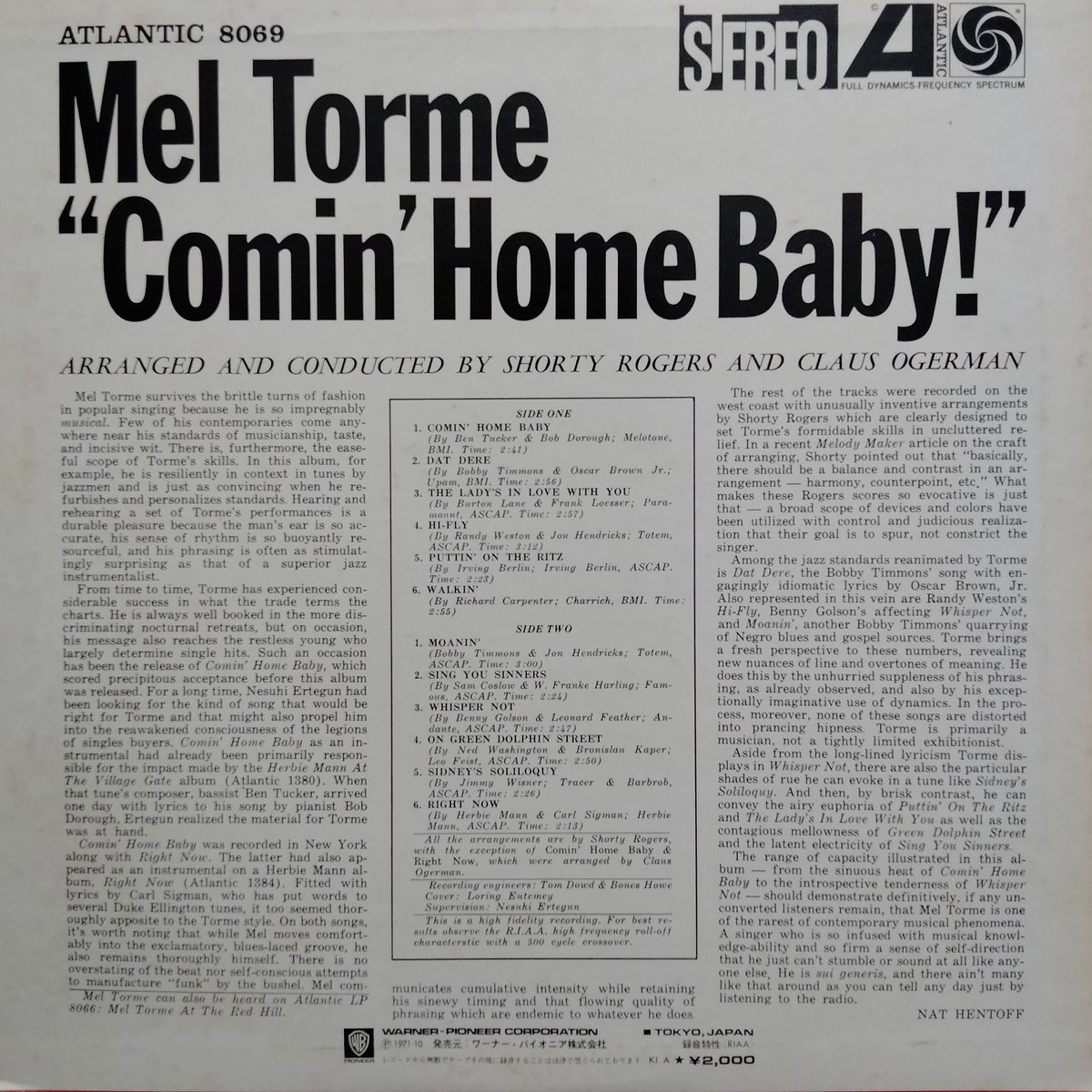 Mel Torme / Comin' Home Baby! | grunge house re...