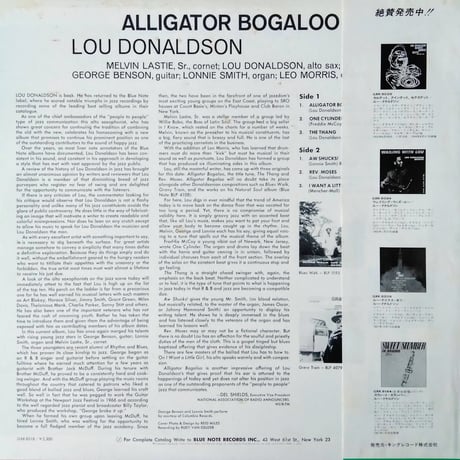 Lou Donaldson / Alligator Bogaloo