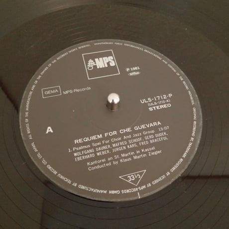 Fred Van Hove / Wolfgang Dauner /  Requiem For Che Guevara / Psalmus Spei for Choir and Jazz Group