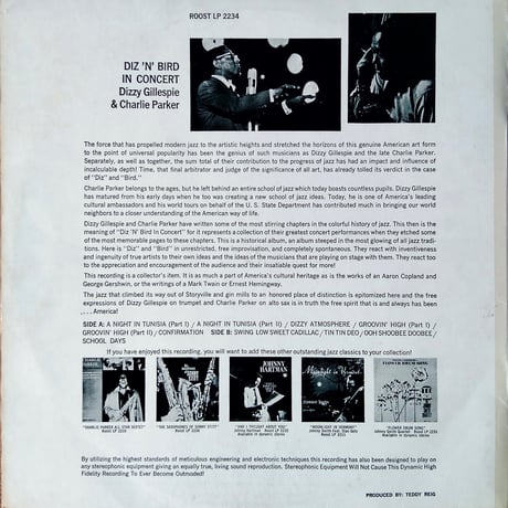 Dizzy Gillespie & Charlie Parker / Diz 'N' Bird In