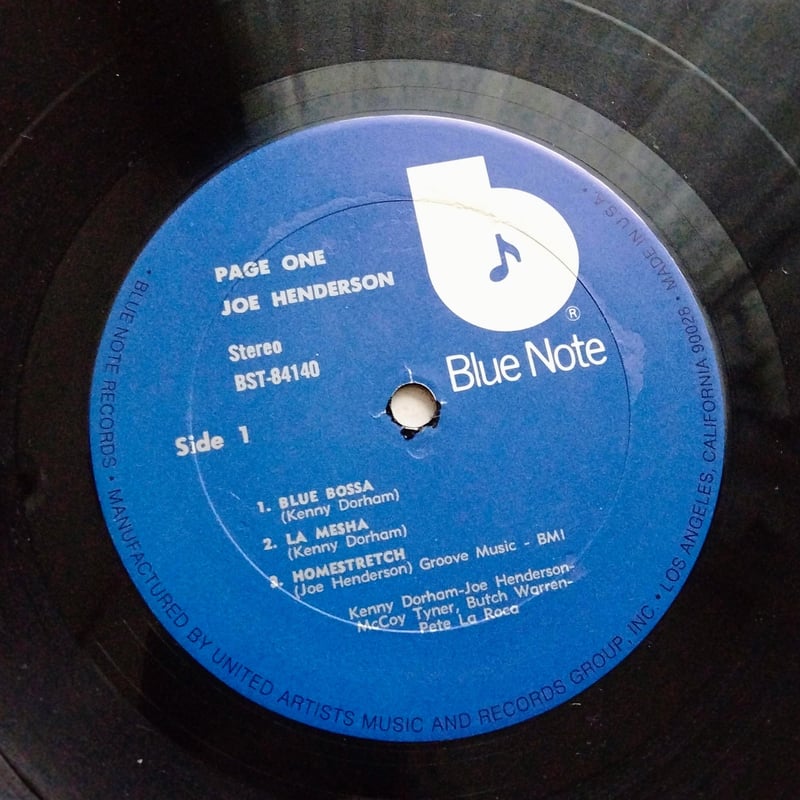 アナログプロダクション Joe Henderson Page One 45rpm JOE HENDERSON (ジョー・ヘンダーソン) (LP+CD) タイトル名