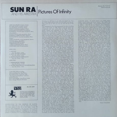 Sun Ra And His Arkestra / Pictures Of Infinity