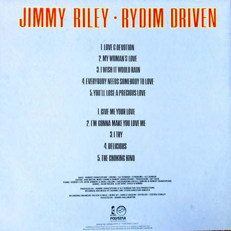 Jimmy Riley / Rydim Driven