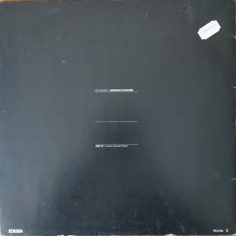 Joy Division / Unknown Pleasures