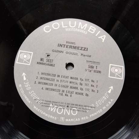 Brahms / Glenn Gould - 10 Intermezzi For Piano