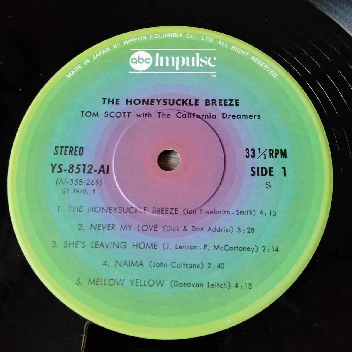 Tom Scott With The California Dreamers / The Ho