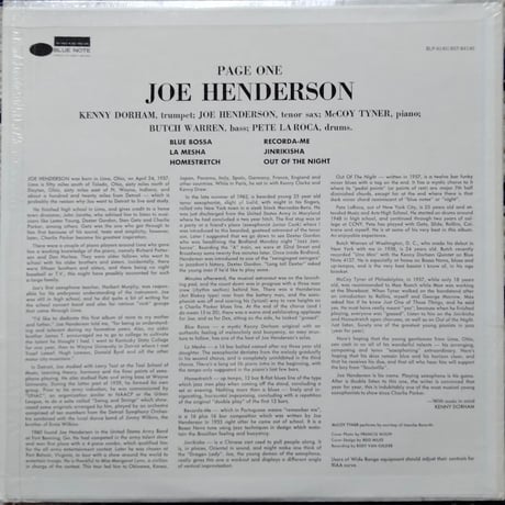 Joe Henderson / Page One
