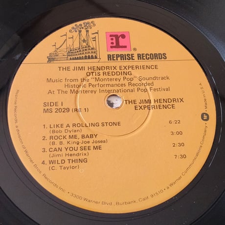 Otis Redding / The Jimi Hendrix Experience - At The Monterey International Pop Festival
