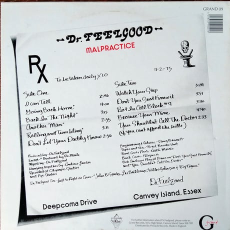 Dr. Feelgood / Malpractice