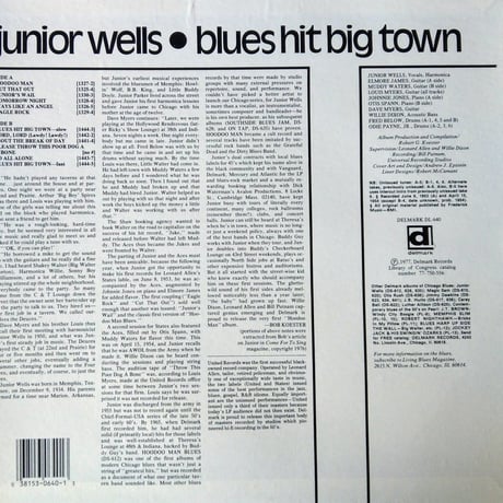 Junior Wells / Blues Hit Big Town