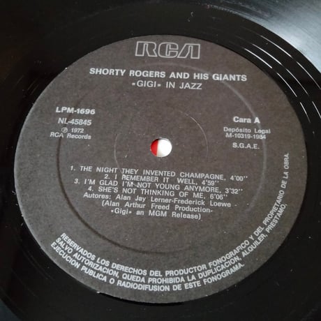 Shorty Rogers And His Giants /  "Gigi" In Jazz