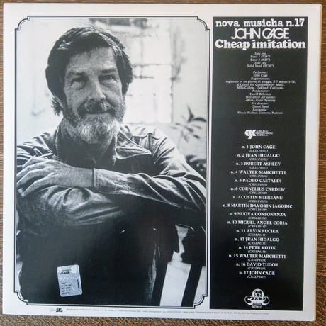 John Cage / Cheap Imitation