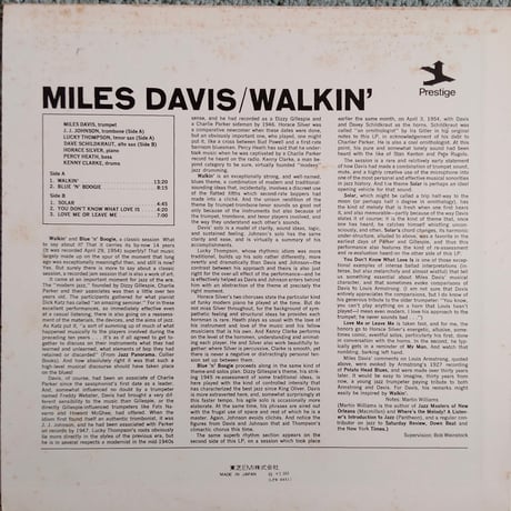 Miles Davis All Stars / Walkin'