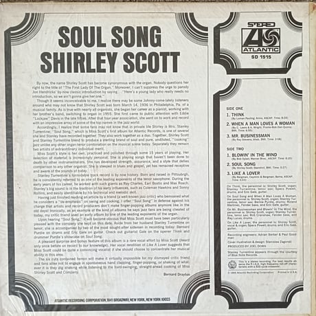 Shirley Scott / Soul Song