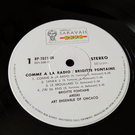 Brigitte Fontaine / Comme À La Radio