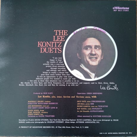 Lee Konitz / Duets
