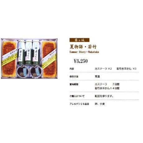 霧ヶ城　夏物語　（若竹）