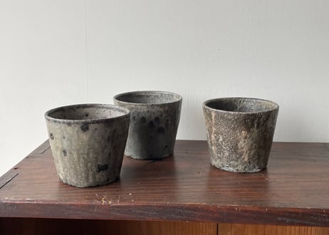 灰釉粉引猪口＿田村文宏