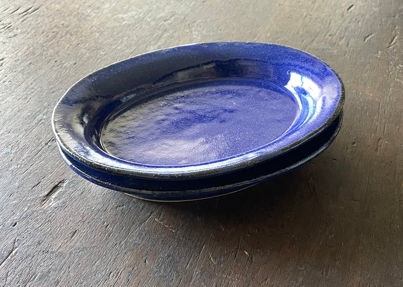 瑠璃釉 楕円深皿＿寺村光輔 | くらしの道具店rsつじどうや onlineshop