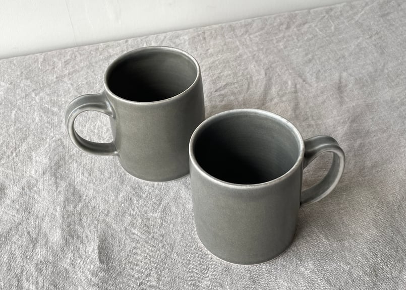 グレー釉 マグカップ＿桑原哲夫 | くらしの道具店rsつじどうや