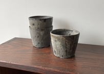 灰釉粉引猪口＿田村文宏