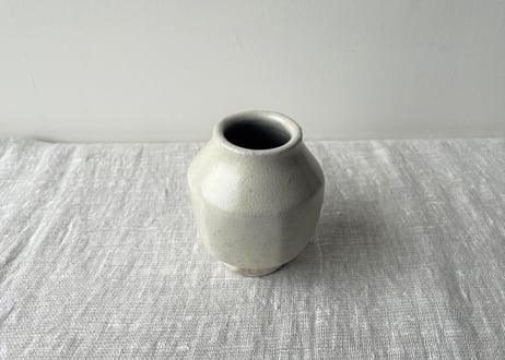 粉引面取壺＿後藤竜太