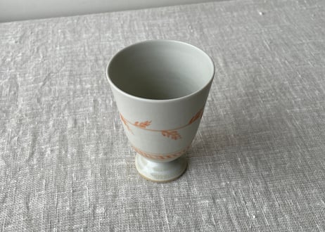 月光釉 赤絵ゴブレット（D）＿稲村真耶