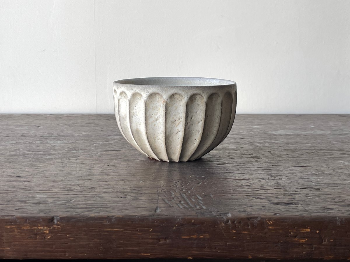 シモヤユミコ 片口 面取り ボウル S 面取り＿シモヤユミコ | くらしの道具店rsつじどうや