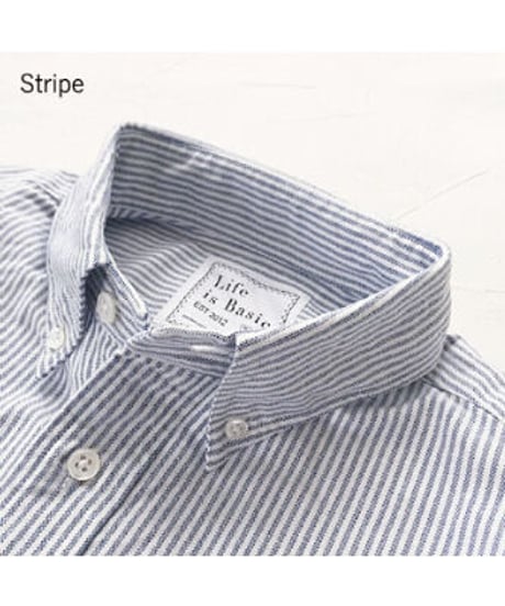#008 Life is Basic Classical Button down [ For Men ]　LB15010151_2_3