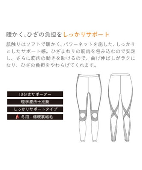 サポートクローゼット しっかりサポート 10分丈レギンス　SC15040601