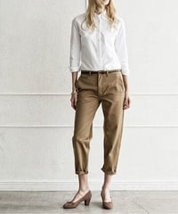 #006 Life is Basic Selvedge Chinos [ For Ladies ]　LB14030601