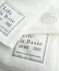 #012 Life is Basic The Comfortable Towel [ Face + Bath Set ]　LB15050903