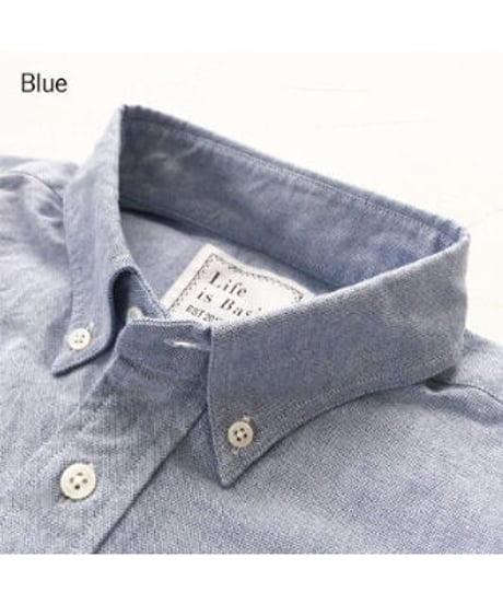 #008 Life is Basic Classical Button down [ For Men ]　LB15010151_2_3