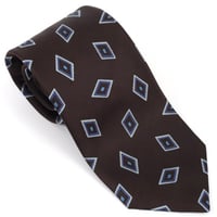 PREMIUM SILK TIE (ブラウンダイヤモンド)
