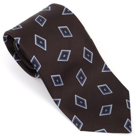 PREMIUM SILK TIE (ブラウンダイヤモンド)